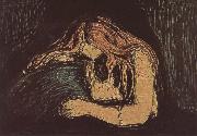 Edvard Munch Vampire oil painting artist